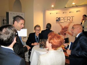 Rege Diskussionen rund um unseren Stand…