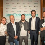 v.l.n.r.: Startup-Szene & Wissenschaft bei der LTK18 – Sophie Martinetz (Future-Law), Johann `Hansi´ Hansmann (Business Angel & Managing Director | Hansmen Group), Arnold Scherabon (Managing Partner & Co-Founder | IURIO – Legal Tech Services GmbH), Dejan Jovicevic (Co-Founder & CEO | Brutkasten), Nikolaus Forgó (Vorstand des Instituts für Innovation und Digitalisierung im Recht | Universität Wien) Startup-Szene & Wissenschaft